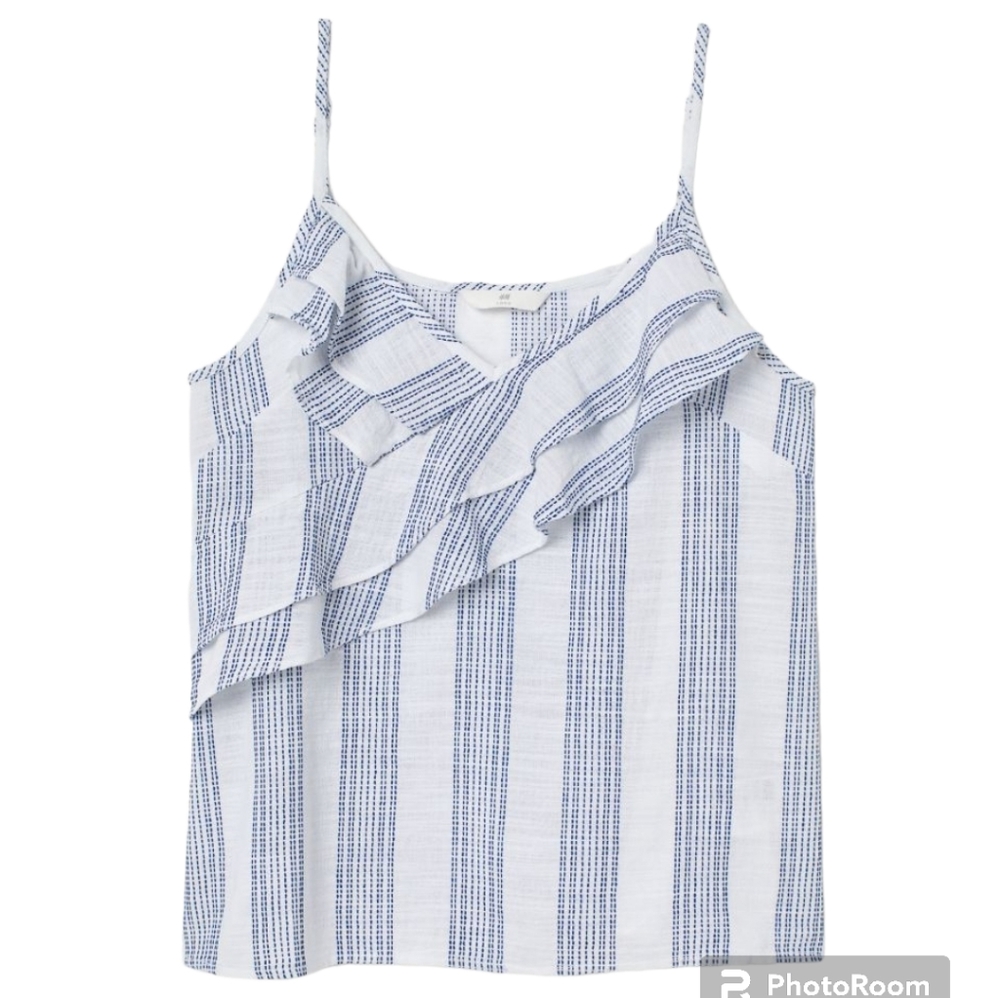 H&M Strappy Flounce Top